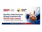 Rose Merc Ltd announces strategic investment with Zclus India Ltd