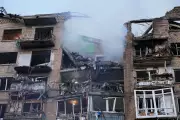 Russia Launches Massive Missile and Drone Attack on Kyiv, Injuring at Least 10