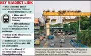 RVNL completes first phase of Orange Line viaduct at Chingrighata after 15-month wait