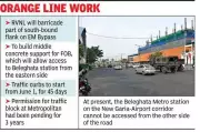 RVNL gets nod for foot overbridge at Beleghata metro station on Orange Line