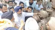 SAD Protests Arrest of Leader Satish Grover in Faridkot