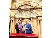 Sandeep Marwah Honoured at Victoria Parliament for Cultural Diplomacy