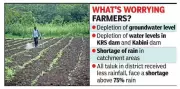 Scanty Pre-Monsoon Rain Hits Pre-Kharif Sowing in Mysuru