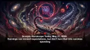 Scorpio Horoscope Today: Luck and Restlessness Mix on May 21, 2026