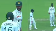Shan Masood and Mushfiqur Rahim in heated exchange during second Test in Sylhet