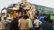 Sleeper Bus Collides with Trailer on Agra-Lucknow Expressway, 23 Injured