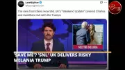 SNL UK Takes Swipe at Melania Trump With King Charles Kiss Joke Amid Kimmel Backlash