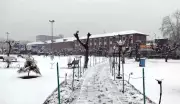 Snowfall and Rains Lash North Indian Hill States, Temperatures Drop Sharply