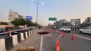 Sohna Highway's 6th Cave-In Since 2023 Exposes Gurugram's Sewer Crisis