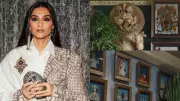 Sonam Kapoor's Home: A Gallery of Traditional Indian Art and Sculptures