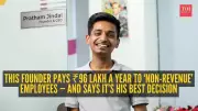 Startup Founder Spends ₹8 Lakh Monthly on Non-Revenue Roles, Says No Regrets
