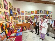 Students Showcase Artistic Brilliance at Painting Exhibition