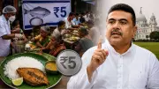 Suvendu Adhikari Announces ₹5 Fish-Rice Meals, ₹3,000 Aid for Women