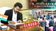 Tamil Nadu CM Vijay Orders Shutdown of 717 TASMAC Shops Near Temples, Schools