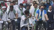 Tejashwi Yadav Takes Dig at Samrat Choudhary Over AI Gamchha Remark
