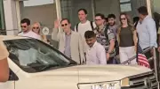 Tiffany Trump Arrives in Jaisalmer with Husband, Gets Traditional Welcome