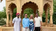 Tiffany Trump Visits Sonar Fort in Jaisalmer with Husband Michael Boulos
