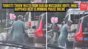 Tourists Littering on Mussoorie Route Handled Calmly in Viral Video