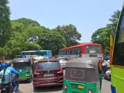 Traffic Gridlock Tightens Grip on Central Mysuru at Key Junctions