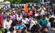 Trichy Villagers Block Highway Over Temple Festival Dispute
