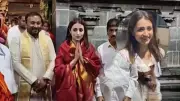 Trisha Krishnan Celebrates Birthday with Spiritual Visit to Tirumala Temple