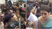 Trisha Mobbed After Vijay's Swearing-In Ceremony, Struggles to Exit