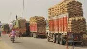 Truck Operators Protest Diesel Price Hike in Chandigarh