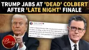Trump Attacks Colbert After Final 'Late Show' Episode
