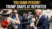 Trump Calls Female Reporter 'Dumb Person' in Heated Tarmac Exchange