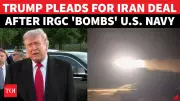 Trump Confirms Iranian Missile Attack on US Navy, Calls for Deal
