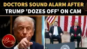 Trump Mocked for Dozing Off During Memorial Day Ceremony Ahead of Hospital Visit