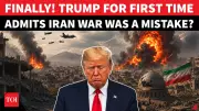 Trump Reflects on Iran War: 'We Shouldn't Have Been There'