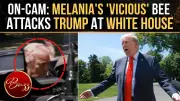 Trump Swats 'Vicious Bee' During White House Briefing Just Days After Royal Stunt