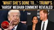 Trump Takes Brutal Swipe at Meghan Markle in Private, Comment About Harry Stuns