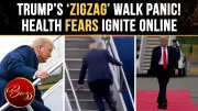 Trump's Zigzag Walk to Marine One Sparks New Health Speculation