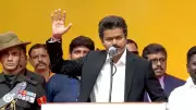 TVK Chief C Joseph Vijay Sworn in as Tamil Nadu CM