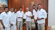 TVK Chief Vijay Meets Governor, Stakes Claim to Form Tamil Nadu Government