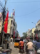 TVK flags and banners raise safety concerns in Chennai's Triplicane area
