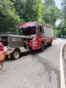 Two killed, eight injured in head-on collision in Udupi
