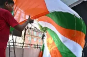 UDF Govt Swearing-In Prepares at Thiruvananthapuram Stadium
