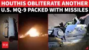 US Drone Reportedly Shot Down by Houthis in Yemen, Videos Show Wreckage