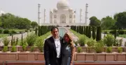 US Secretary of State Marco Rubio Visits Taj Mahal with Wife Jeanette