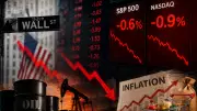 US stocks fall as oil surge, inflation fears, AI selloff hit Wall Street