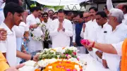 Uttarakhand CM Dhami Mourns Former CM BC Khanduri, Attends Final Rites in Haridwar