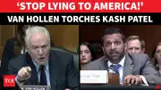 Van Hollen Humiliates Kash Patel in Heated Senate Hearing Confrontation