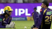 Varun Chakaravarthy, Angkrish Raghuvanshi Collide During KKR vs MI IPL 2026 Clash