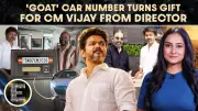 Venkat Prabhu's 'Goat' Number Plate Gift to CM Vijay Goes Viral as Prophecy