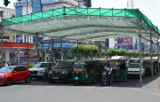 Vijayawada Police Set Up Temporary Shades at Signals to Beat Heat