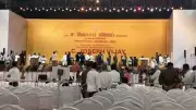 Vijay's Parents and Trisha Arrive for CM Oath Ceremony in Chennai