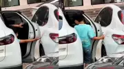 Viral Video Shows Child's Careful Car Door Etiquette, Internet Praises Parenting